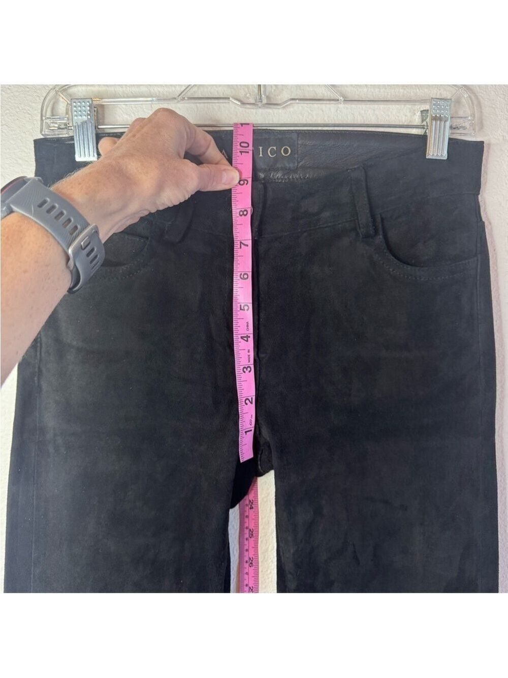 ARTICO {AXEL’S VAIL} Suede Black Pants - Picture 11 of 17